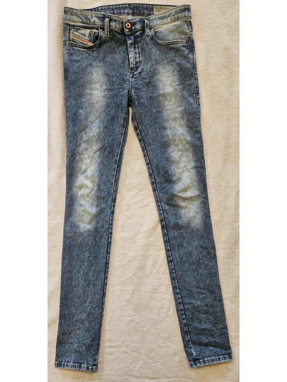 DIESEL Skinzee 0815N Super Slim Skinny Jeans Women Size W30 L32